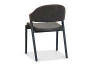 Canyon Dining Chair Back View - Peppercorn