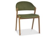Canyon Dining Chair - Cedar Velvet / Rustic Oak