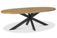 Eclipse Dining Table - Rustic Oak