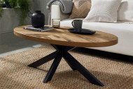 Eclipse Coffee Table - Rustic Oak