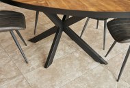 Orwell Oval Dining Table Close Up Feet