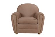 Teddi Accent Chair - Hand Tipped Taupe