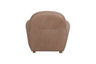 Teddi Accent Chair Back View - Hand Tipped Taupe