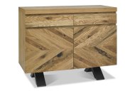 Eclipse Narrow Sideboard - Rustic Oak