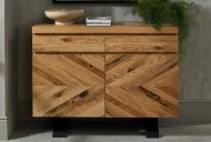 Eclipse Narrow Sideboard - Rustic Oak