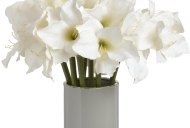 Hill Interiors Classic White Amaryllis Flower