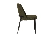 Filey Dining Chair Side View - Green