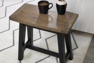 Canyon Side Table - Peppercorn