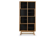 Canyon Entertainment Unit Open - Rustic Oak