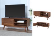 Caldwell Double TV/DVD Unit - Walnut