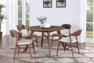 Caldwell Round Dining Table and Chairs - Walnut