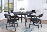 Caldwell Round Dining Table and Chairs - Black