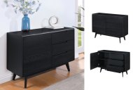 Caldwell Double Sideboard - Black