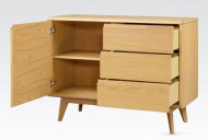 Caldwell Double Sideboard Open - Oak