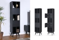 Caldwell Large Single Bookcase - Black