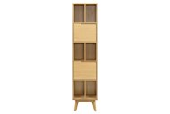 Caldwell Large Single Bookcase - Oak