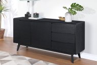 Caldwell Triple Sideboard - Black