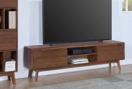 Caldwell Triple TV/DVD Unit - Walnut