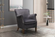 Hamlet Accent Chair - Charcoal Grey