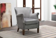 Hamlet Accent Chair - Pewter Grey