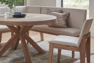 Farrow Round Dining Table and Bench