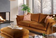 Ertha XL Sofa and Stool - Dusk Marmalade