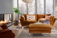 Ertha XL Sofa and Stool - Dusk Marmalade