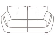 Corato 2 Seater Sofa - Line Art