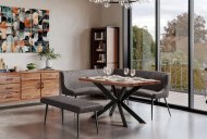 Indus Valley Houghton Curved Corner Dining Set