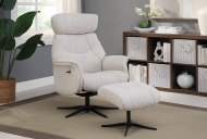 GFA - Global Furniture Alliance Munich Swivel Recliner with Footstool