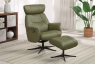 GFA - Global Furniture Alliance Munich Swivel Recliner with Footstool