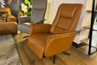 Michael Tyler Furniture Simpson Swivel Chair with Integrated Footstool