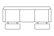 New Trend Concepts (Carvelli) Leman 3 Seater Sofa (3 cushions)