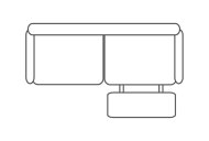 New Trend Concepts (Carvelli) Leman 3 Seater Sofa (2 cushions)