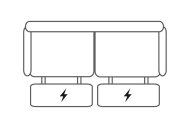 New Trend Concepts (Carvelli) Leman 3 Seater Sofa (2 cushions)