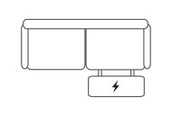 New Trend Concepts (Carvelli) Leman 3 Seater Sofa (2 cushions)