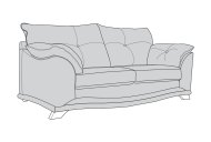 Nilsa 3 Seater Sofa Line Art