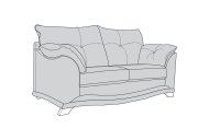 Nilsa 2 Seater Sofa Line Art