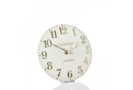 Art Marketing 6'' Arabic Mantel Clock Oatmeal