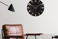 Art Marketing 12'' Mulberry Wall Clock Noir