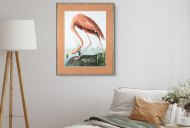 Art Marketing Vintage Flamingo