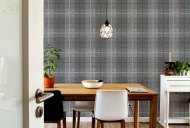 Esselle Retail Limited Country Tartan Charcoal Wallpaper