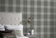 Esselle Retail Limited Country Tartan Charcoal Wallpaper