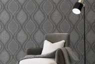 Esselle Retail Limited Curve Charcoal Wallpaper