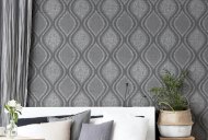 Esselle Retail Limited Curve Charcoal Wallpaper