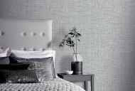 Esselle Retail Limited Luxe Hessian Mid Grey Wallpaper