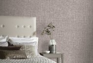 Esselle Retail Limited Luxe Hessian Mink Wallpaper