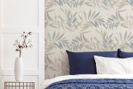 Esselle Retail Limited Luxury Leaf Natural Grey Wallpaper