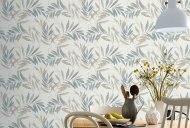 Esselle Retail Limited Luxury Leaf Natural Grey Wallpaper