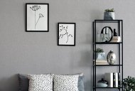 Esselle Retail Limited Luxury Plain Grey Wallpaper